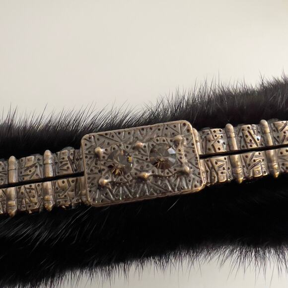 Vintage Valentino Black Mink Fur Evening Bag - Picture 5 of 10